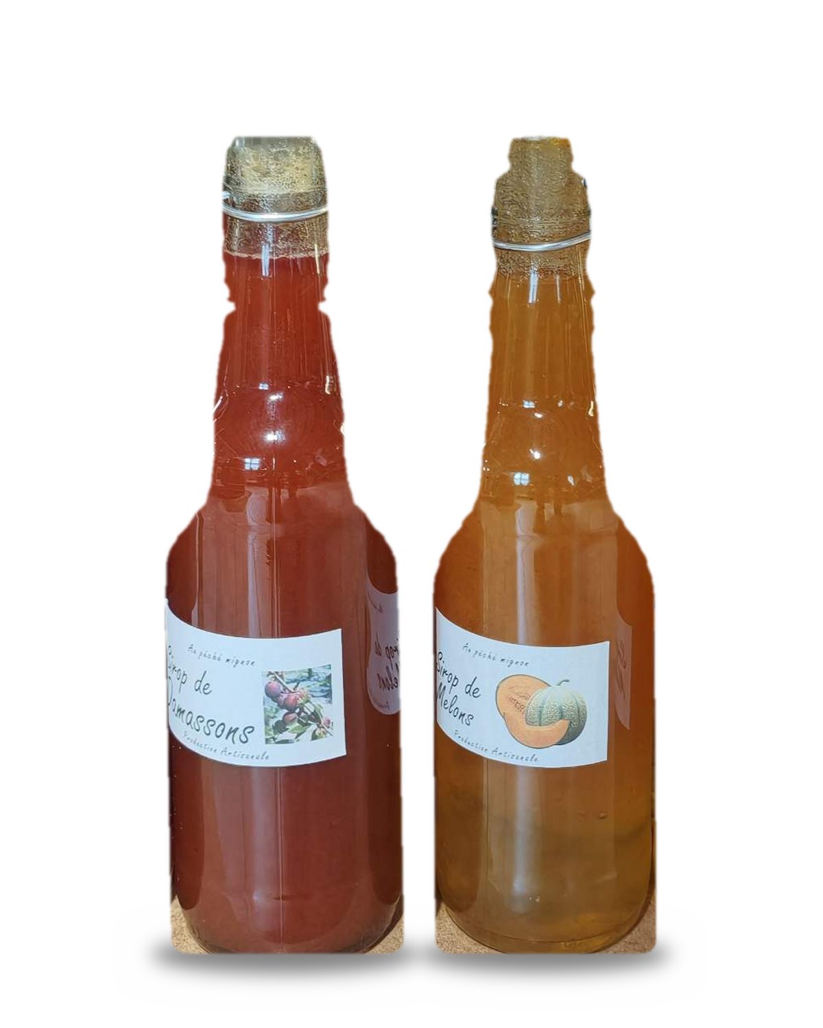 Sirops artisanaux (damassons, melons)
