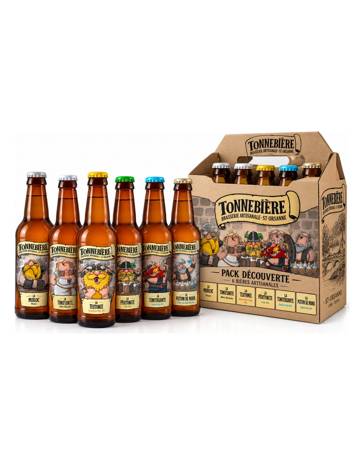 Pack découverte Tonnebière — 6 bières